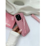Стильний рожевий чохол Rhode Ribbon з блиском для губ на iPhone 15 Pro Max